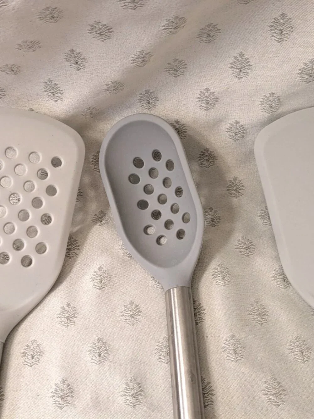 New! Three Silicone and Metal Cooking Utensils